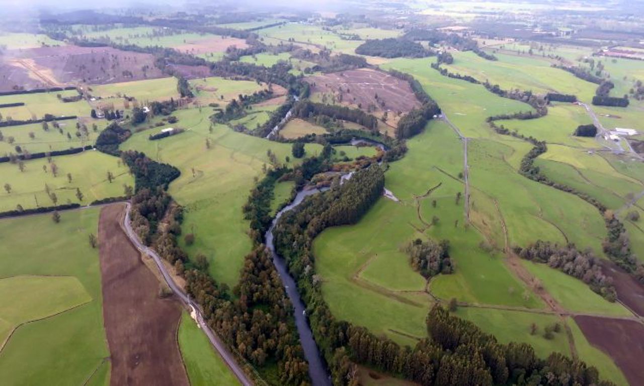 Fotografia aérea río Pilmaiquén