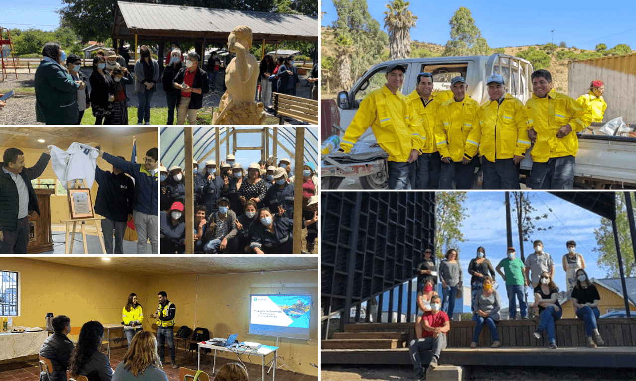 collage de ejemplos de proyectos comunitarios