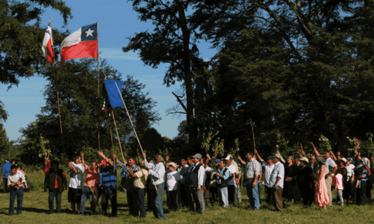 manifestación en zona rural